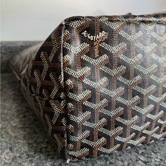 Goyard Brown and Black Tote Bag - Picture 4 of 16